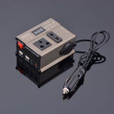  車載逆變器24V轉(zhuǎn)220V，峰值200W持續(xù)100W帶點(diǎn)煙座數(shù)字顯示